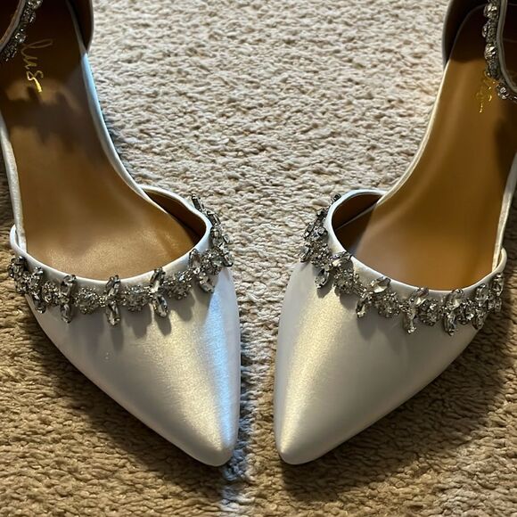 LULUS WOMEN’S SIZE 8.5 ANKLE STRAP HEELS - Picture 4 of 7